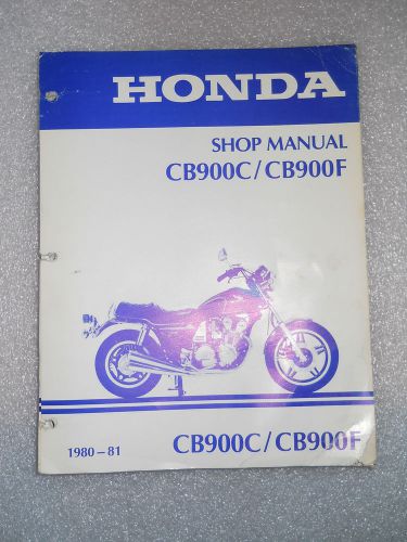 Honda cb900c cb900f 1980 1981 official shop  service repair manual