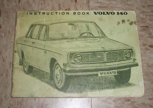 1968? volvo 140 owners manual instruction book