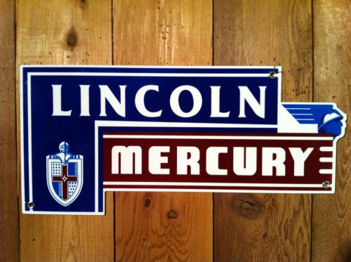 Lincoln mercury 18&#034; ford garage automotive steel sign-us ships from wa