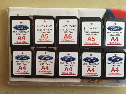 A6,a5,a4 - 10 items ford  navigation sd cards