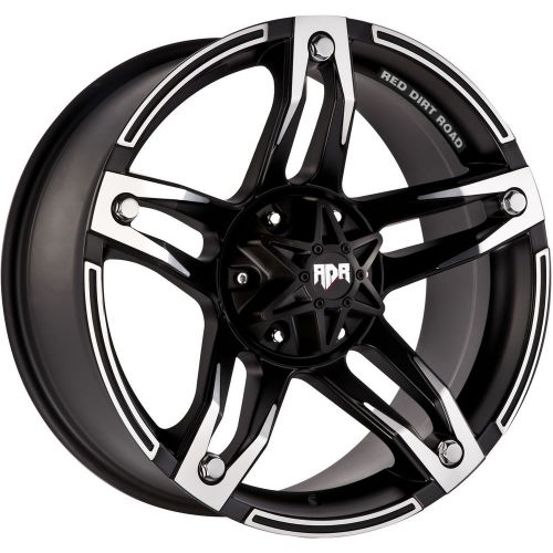 Red dirt road trek rd03 17x9 5x127 (5x5)/5x139.7 (5x5.5) +0mm black machined