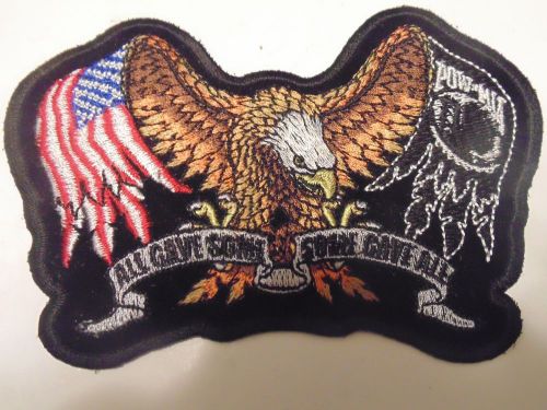 All gave some some gave all motorcyle pow mia patch