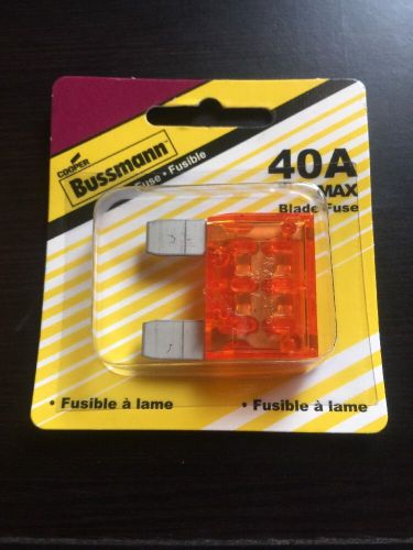 Cooper bussmann bp/max-40-rp maxi automotive blade fuse, 40 amp