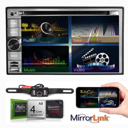 Quad core touch screen android 4.4 car stereo radio 2din gps nav wifi dvd player