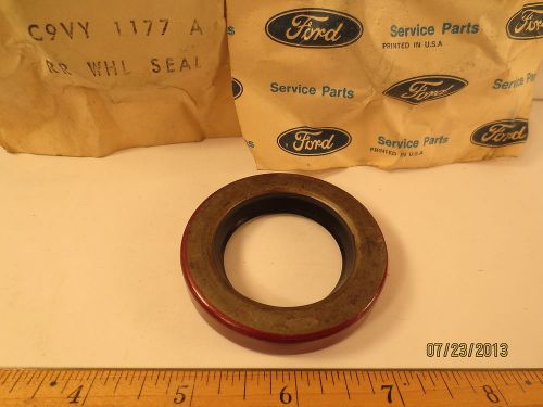 One ford 1969 lincoln rear wheel bearing oil seal c9vy-1177-a nos free shipping