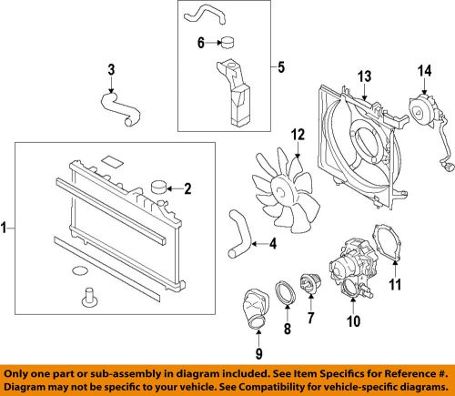 Subaru oem 14-15 forester-engine water pump 21110aa710