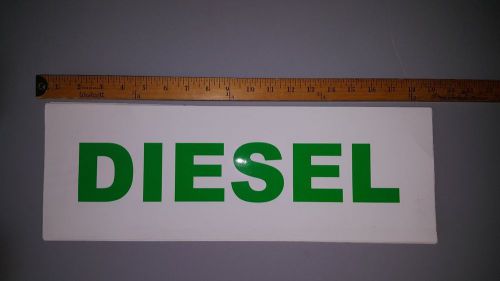 25 big / large vinyl diesel stickers decals measuring 18-1/2&#034; x 6-1/2&#034;