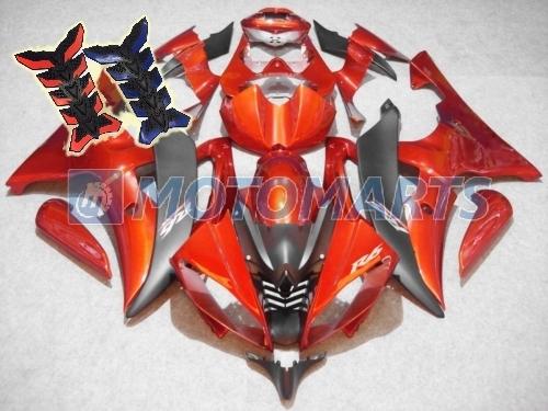 Free tank pad x2! inj fairing kit for yamaha yzf 600 r6 08 09 2010 2011 2012 aa