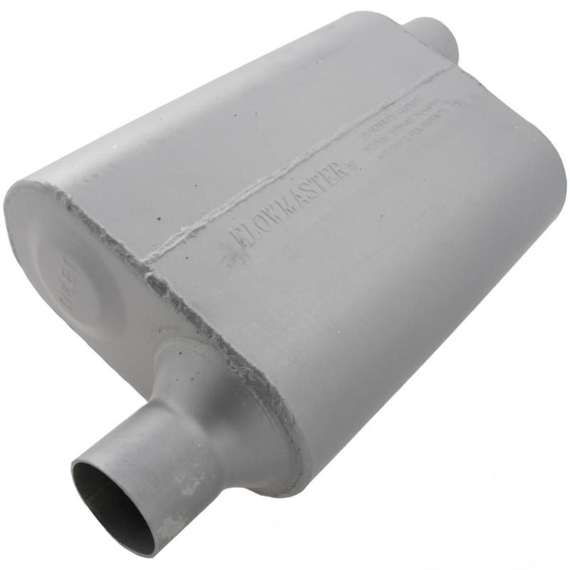 Flowmaster 40 delta flow muffler - 2.25 offset in / 2.25 offset out - aggressive