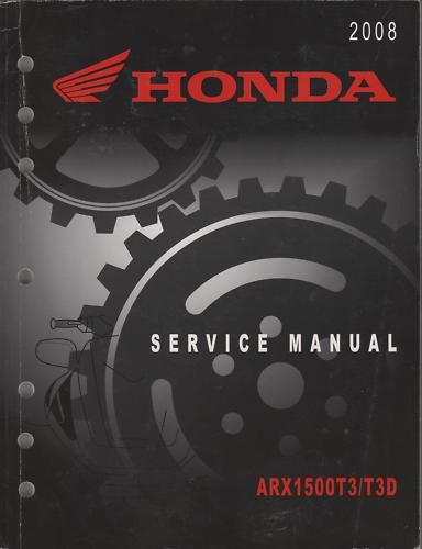 2008 honda motorcycle arx1500t3/t3d service manual