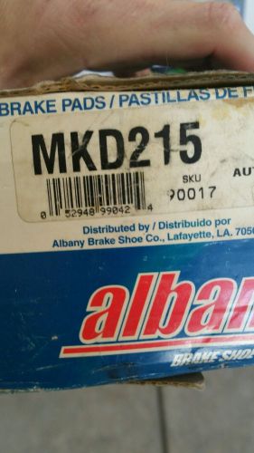 Mkd-215 albany brake pads - new