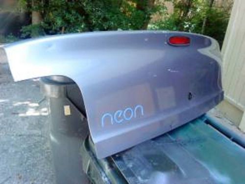 Trunk deck lid  1996  dodge neon w/ middle brake light (has lock but no key)