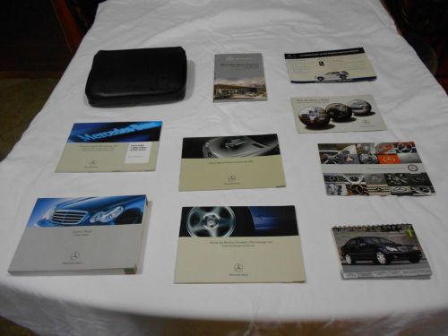 2006 mercedes-benz c-class c230, c280, c350 owner manual 10/pc.set &amp; benz case