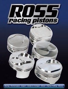 Ross racing pistons - flat  head ford / mercury (3.375 bore 4.125 stroke) 80571