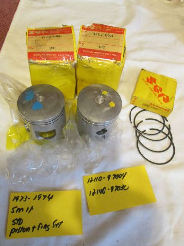 Suzuki sm11 nos standard piston and ring set 1973-1974