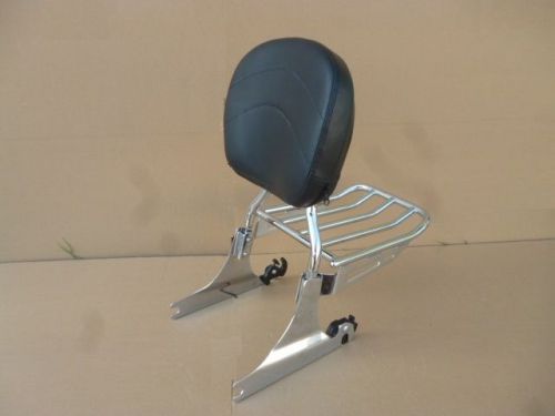 Backrest sissy bar rack rail 4 harley softail heritage custom deluxe springer