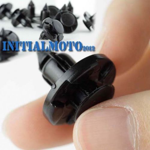 20pcs plastic rivet fastener bumper mud flaps push clips for nissan 01553-09321