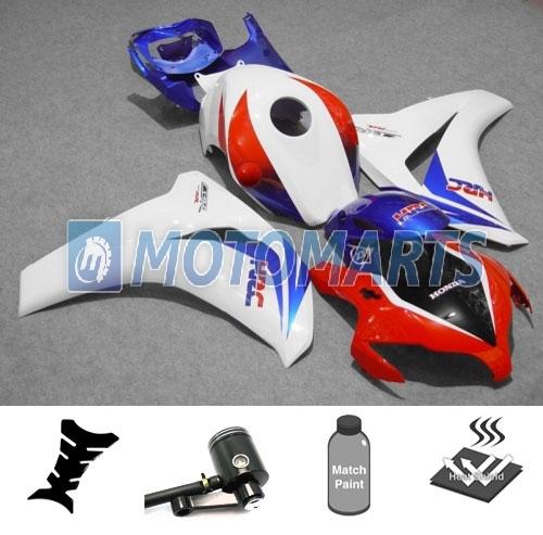 Bundle fairing with brake fluid reservoir for honda cbr1000rr 08 09 2010 2011 ak