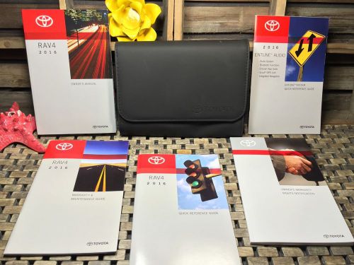 2016 toyota rav4 owners manual + etune audio manual ((buy oem) fast ship