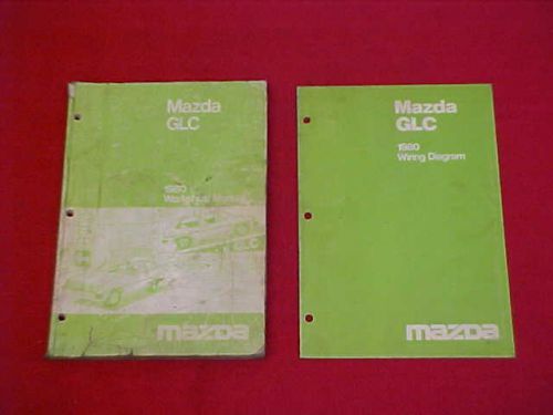 1980 mazda glc original shop service repair manual w/ wiring diagrams 80 factory