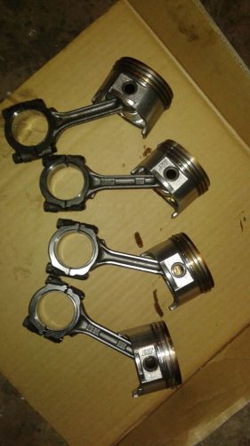 Suzuki outboard  df60 df70 piston  connecting rod all 4!!!