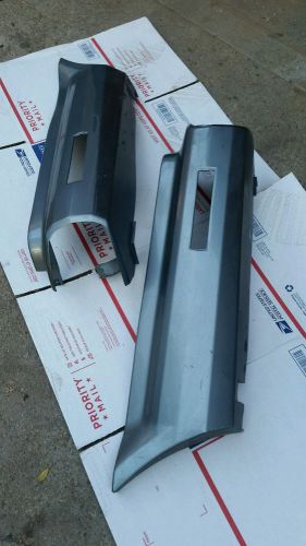 Bmw e30 both rear  bumper trim blue  left and right 1988 1987 1986 325i 318i