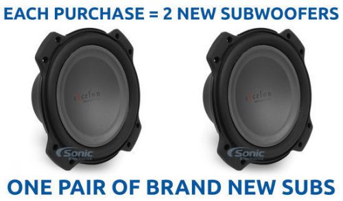 2) kenwood excelon xr-w1002 300w rms 10&#034; single 2-ohm svc car subwoofers