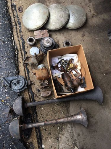 Lot chevy &#039;37-&#039;40 auto parts, carb, fuel pump, radiator, water pump, more