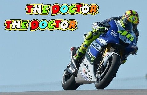 Valentino rossi &#034; the doctor &#034; windscreen motogp vinyl decals stickers yamaha