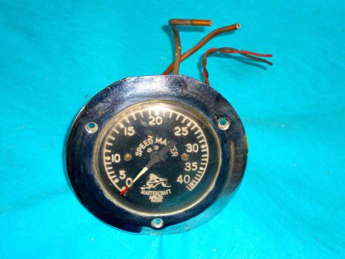 Vintage speed master boat dash mount speedo mastercraft chris craft