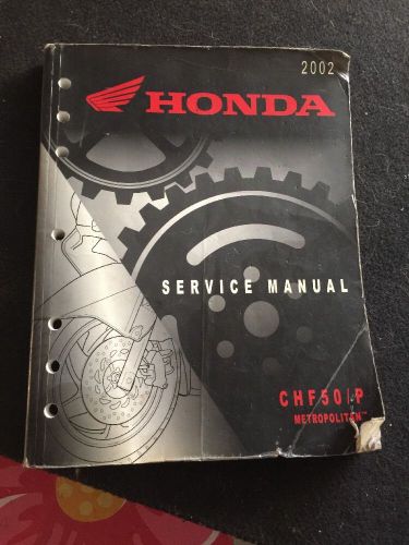 2002 honda motorcycle chf50/p  metropolitan  service shop manual (092)