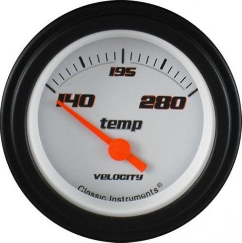 Classic instruments vs26wblf engine temp 280f - velocity white - black low