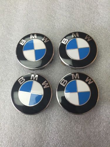 Bmw x series x1 x3 x4 x5 x6 wheel center hub caps one set of 4 oem #2