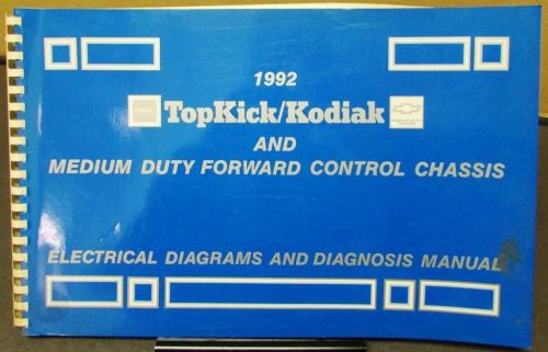 1992 gmc electrical wiring diagram service manual top kick kodiak med duty fc