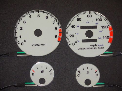 Performax glow gauge face 1994-99 acura integra gs-r manual trans el9499imgsr