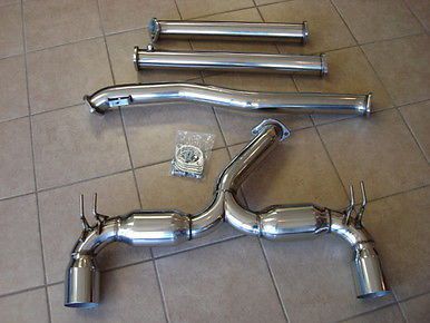 Mitsubishi lancer evolution 10 evo-x 08-13 turbo back exhaust system systems