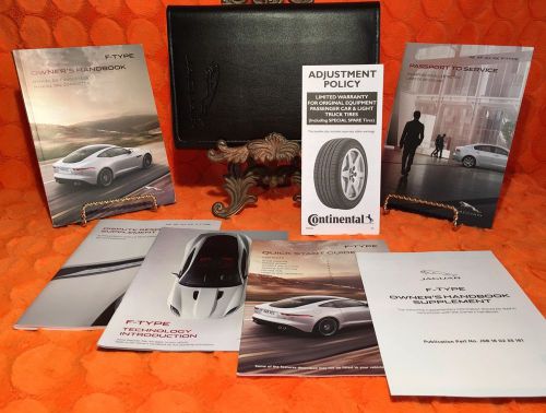 2015 jaguar f type owners manual set 15 | owner&#039;s f-type coupe s r + navigation◻