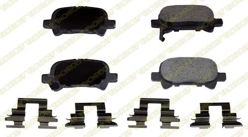 Monroe gx828 brake pad or shoe, rear-monroe prosolution ceramic brake pad