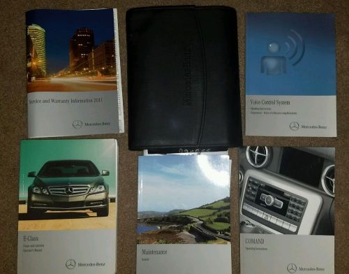 2012 mercedes-benz e-class coupe / cabriolet e350 e550 oem owner&#039;s manual