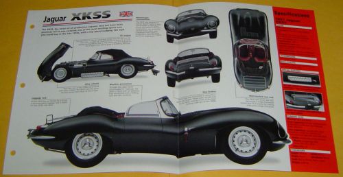 1957 jaguar xkss built to race 6 cyl 3442cc 3 weber carbs imp info/specs/photo