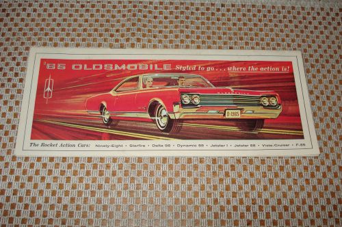 1965 oldsmobile sales brochure showroom book small f-85 jetstar delta 88 89 ++