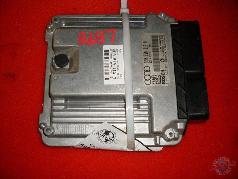 Engine computer ecu audi a4 1104268 06 main ecu 8e0 910 115 m