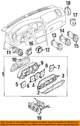 Kia oem 98-01 sephia-tachometer 0k2a155461