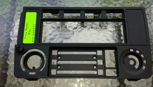 Bmw oem genuine e30 316i euro hvac radio bezel climate control board new nos