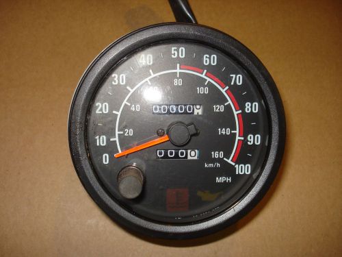 New genuine arctic cat 5&#034; 100 mph speedometer w/bulbs &amp; wiring harness