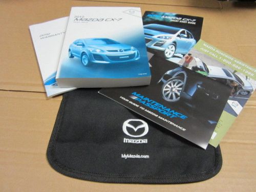 2012 mazda cx-7 owners manual  (oem) - j2775