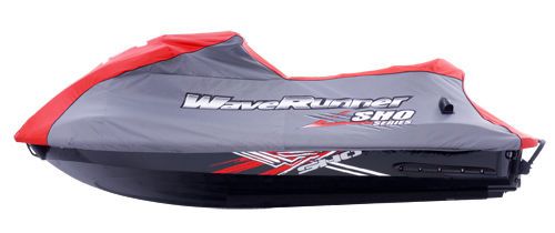 New 2008 yamaha waverunner cover sho carcoal scarlet mwv-shpcv-rd-08 oem nib