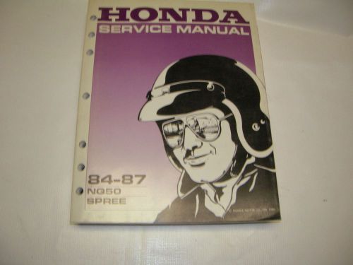 Honda 1984-1987 nq50 spree service manual part #61gk803