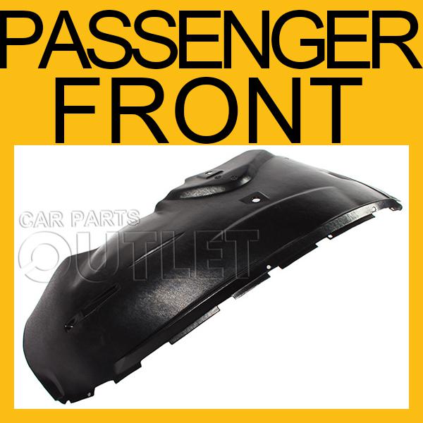 02-05 ford explorer mountaineer passenger front fender liner splash shield rh