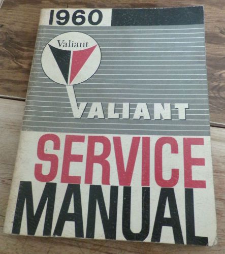 1960 valliant service manuals-vintage